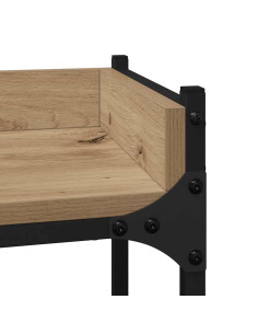 Mensola per lavatrice 67 x 25 x 163 cm Legno multistrato 2