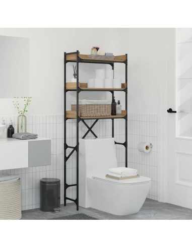 Mensola per lavatrice 67 x 25 x 163 cm Legno multistrato