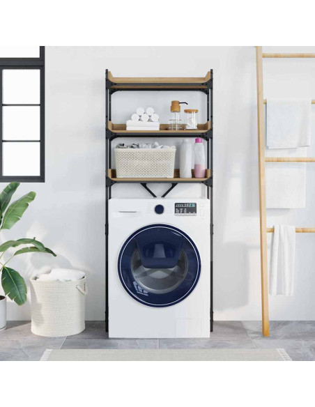 Mensola per lavatrice 67 x 25 x 163 cm Legno multistrato