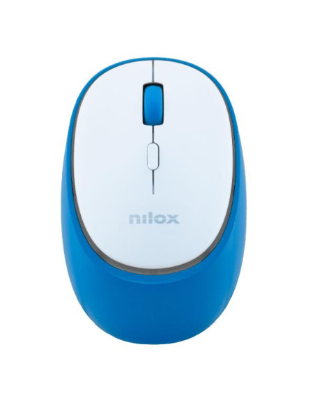 MOUSE DUAL SILENT RECHARG WHITE/BLU