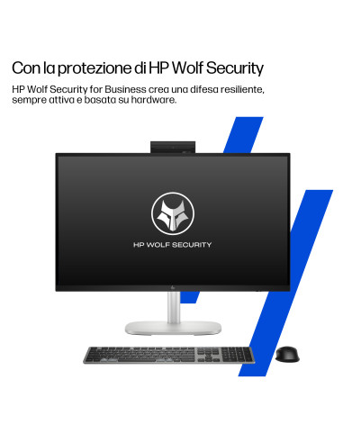 HP EliteStudio 8 All-in-One G1i 23.8 inch Desktop AI PC Wolf Pro Security Edition