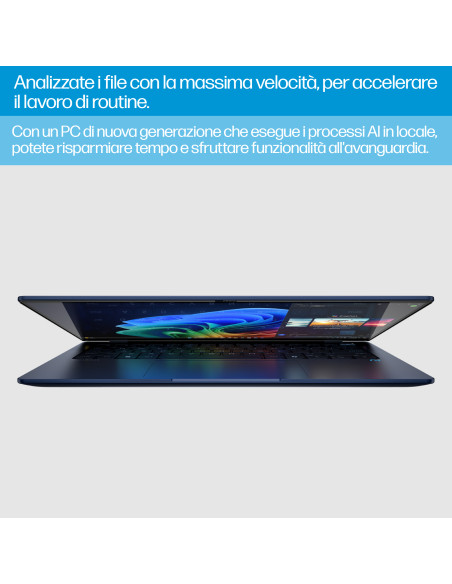 HP EliteBook Ultra G1q Qualcomm Snapdragon X1E-78-100 Computer portatile 35,6 cm (14") Touch screen 2.2K 32 GB LPDDR5x-SDRAM 1 T