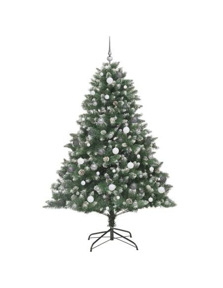Albero di Natale artificiale con 300 LED Verde 210 cm