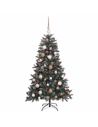Albero di Natale artificiale con 150 LED Verde 120 cm