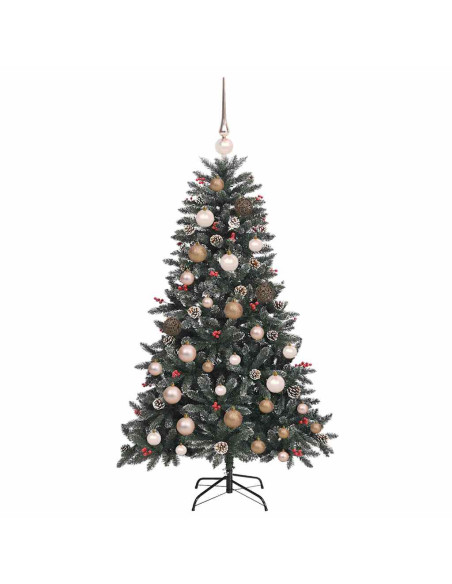 Albero di Natale artificiale con 150 LED Verde 120 cm