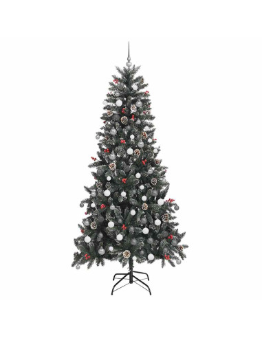 Albero di Natale artificiale con 300 LED Verde 240 cm