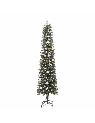 Albero di Natale artificiale con 300 LED Verde 240 cm
