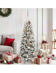 AlberodiNataleartificiale Bianco 120cm PVC
