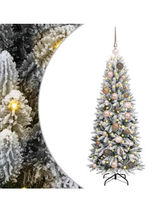 AlberodiNataleartificiale Bianco 120cm PVC 2