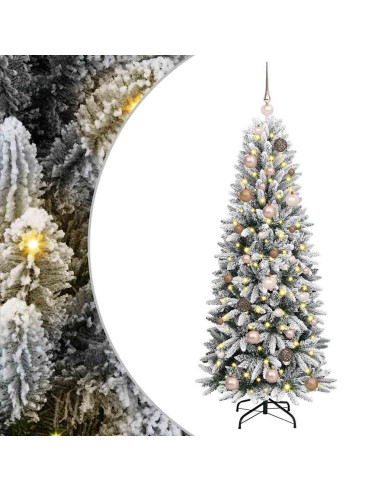 AlberodiNataleartificiale Bianco 150cm PVC