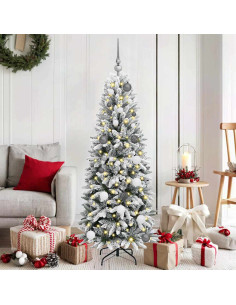 AlberodiNataleartificiale Bianco 150cm PVC