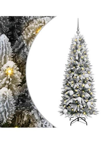 AlberodiNataleartificiale Bianco 150cm PVC