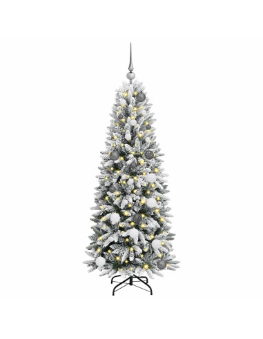 AlberodiNataleartificiale Bianco 150cm PVC