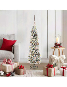 AlberodiNataleartificiale Bianco 120cm PVC