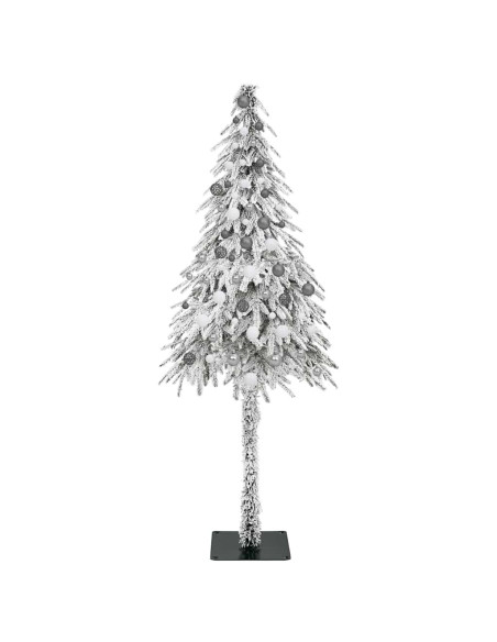 Albero di Natale con 300 LED Bianco 210 cm PE e Acciaio