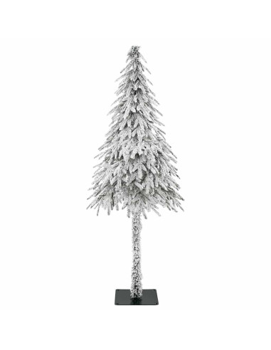 Albero di Natale con 300 LED Bianco 210 cm PE e Acciaio