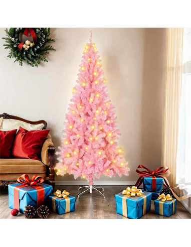 Alberi di Natale artificiali Rosa 180 cm PVC