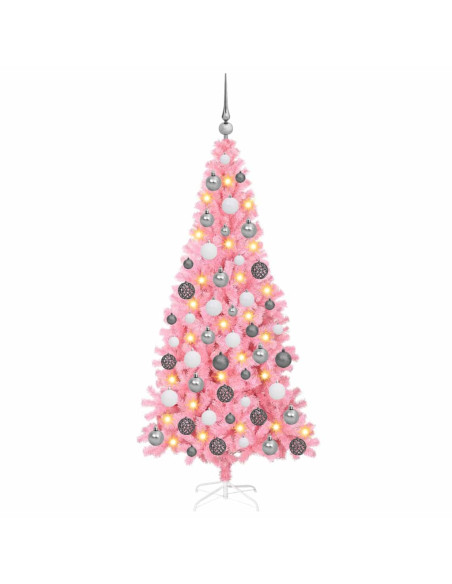 Alberi di Natale artificiali Rosa 180 cm PVC