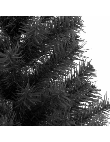 Alberi di Natale artificiali Nero 180 cm PVC