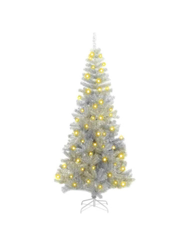 Alberi di Natale artificiali Argento 180 cm PET