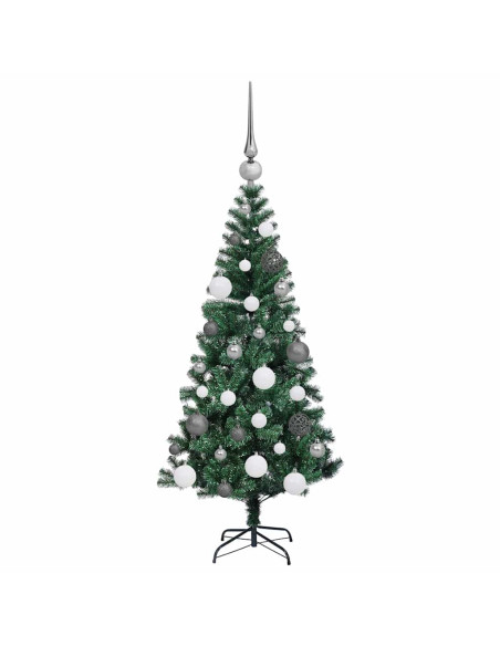Albero di Natale artificiale con luci integrate Verde 120 cm