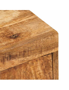 Comodino Marrone 35 x 33 x 48 cm Legno di mango massello