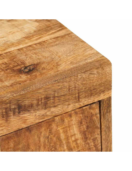 Comodino Marrone 35 x 33 x 48 cm Legno di mango massello