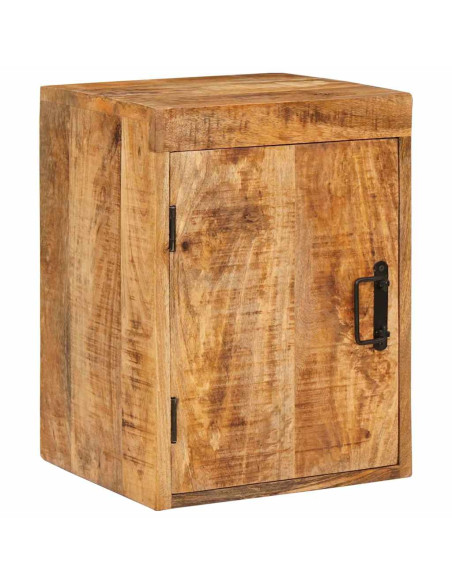 Comodino Marrone 35 x 33 x 48 cm Legno di mango massello