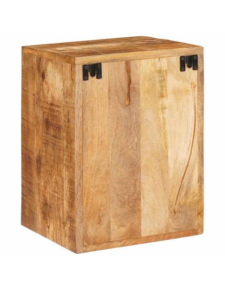 Comodino 2 pcs Marrone 35 x 33 x 48 cm Legno di mango massello