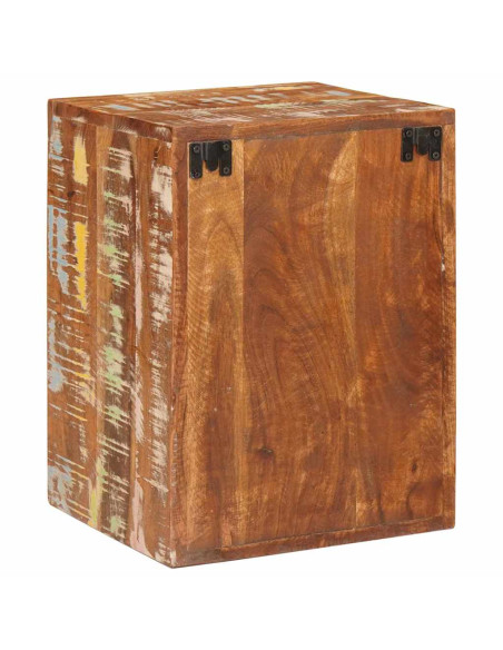 Comodino 2 pcs Marrone 35 x 33 x 48 cm Legno Solido Recuperato
