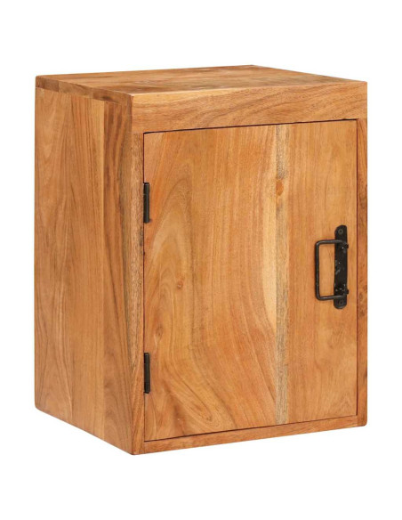Comodino Marrone 35 x 33 x 48 cm Legno Massello di Acacia