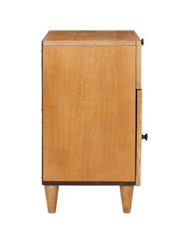 Comodino Marrone chiaro 50 x 33 x 60 cm legno massello di mango
