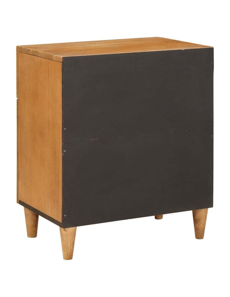 Comodino Marrone chiaro 50 x 33 x 60 cm legno massello di mango