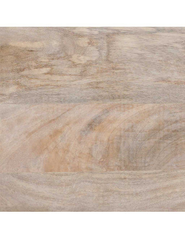 Comodino Beige 50 x 33 x 60 cm legno massello di mango