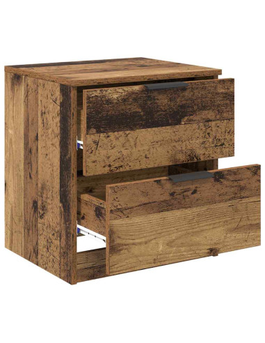 Armadio da Notte 2 pcs Legno vecchio 45 x 39 x 50 cm