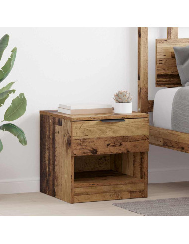 Armadietto per letto 2 pcs Legno vecchio 40 x 39 x 40 cm