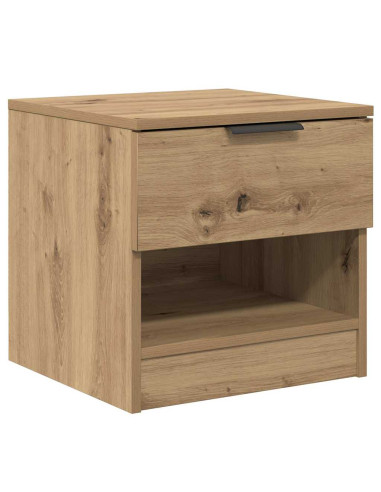 Armadietto per letto 2 pcs rovere artigianale 40 x 39 x 40 cm