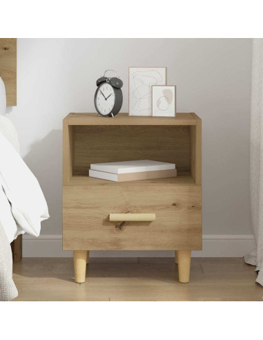 Armadio da Notte rovere artigianale 40 x 35 x 47,5 cm