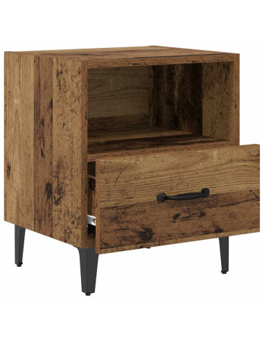 Armadio da Notte con cassetto Legno vecchio 40 x 35 x 47,5 cm