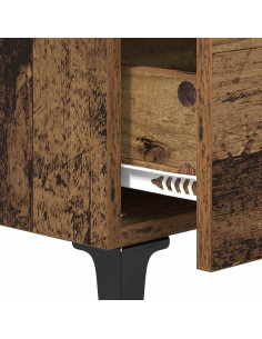 Armadio da Notte 2 pcs Legno vecchio 40 x 35 x 47,5 cm