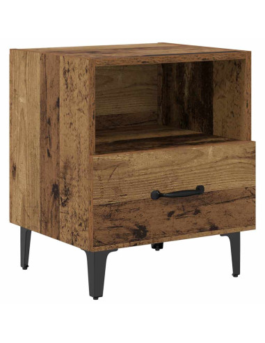 Armadio da Notte 2 pcs Legno vecchio 40 x 35 x 47,5 cm