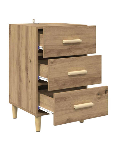 Armadio da Notte rovere artigianale 40 x 40 x 66 cm