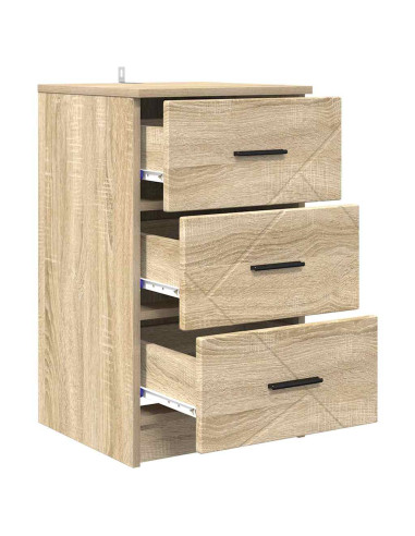 Armadio da Notte con cassetto rovere sonoma 38 x 38 x 66 cm