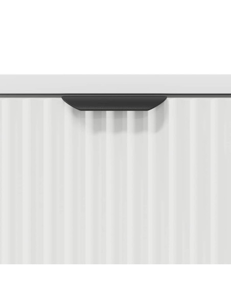 Comodino Bianco 63.5 x 36 x 61 cm Legno multistrato