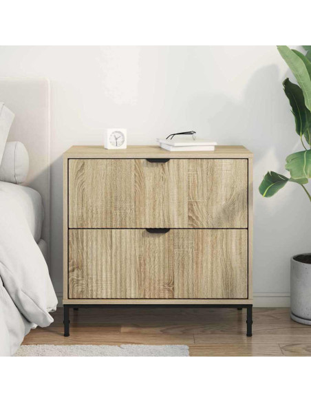 Comodino rovere sonoma 63.5 x 36 x 61 cm Legno multistrato