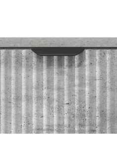 Comodino Grigio cemento 63.5 x 36 x 61 cm Legno multistrato 2