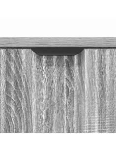Comodino Grigio sonoma 63.5 x 36 x 61 cm Legno multistrato 2
