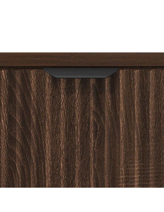 Comodino Rovere marrone 63.5 x 36 x 61 cm Legno multistrato 2