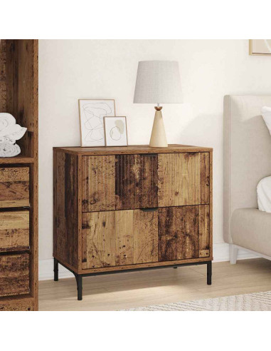 Comodino Legno vecchio 63.5 x 36 x 61 cm Legno multistrato