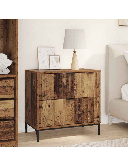 Comodino Legno vecchio 63.5 x 36 x 61 cm Legno multistrato